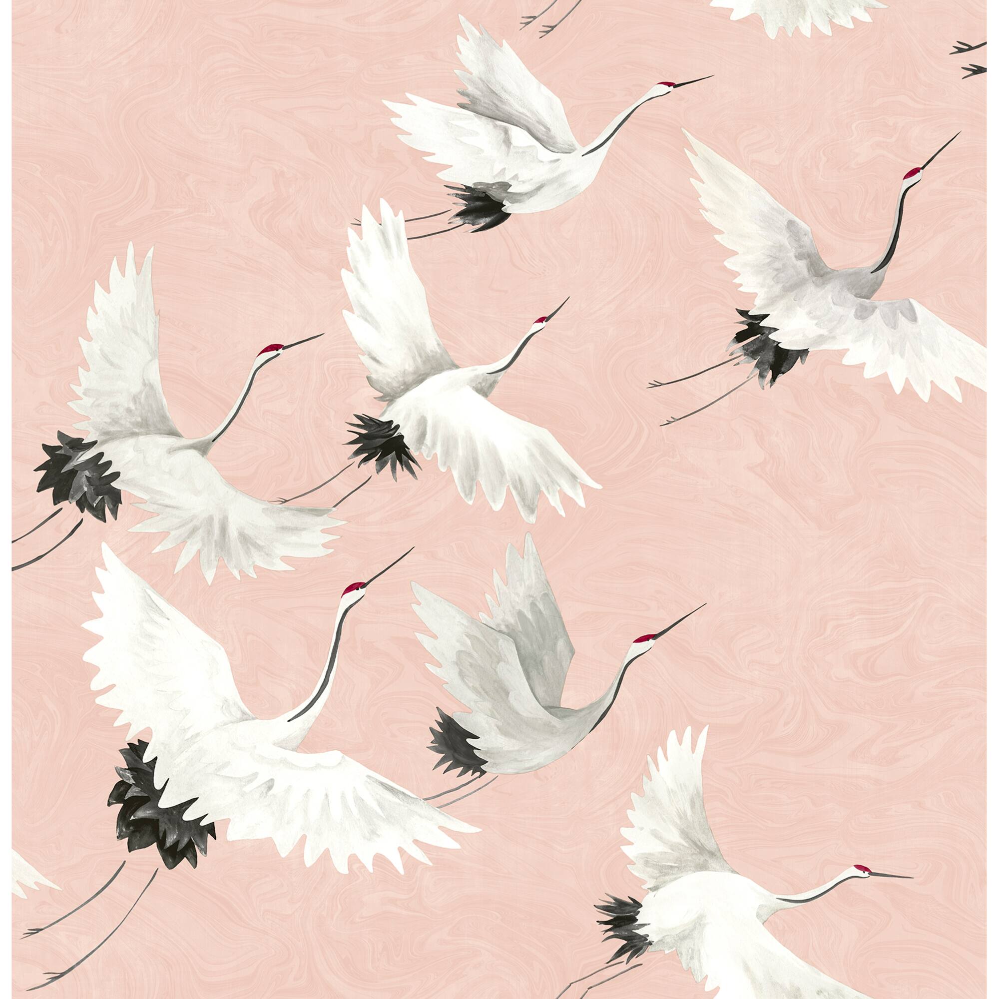 NuWallpaper Pink Halcyon Peel & Stick Wallpaper